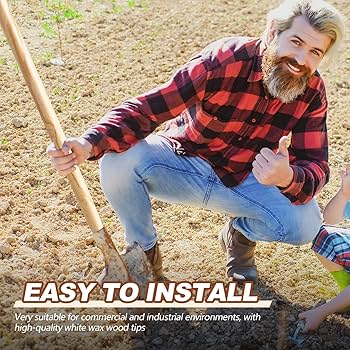 Amazon.com : Menkxi 2 Pcs Wooden Shovel Handle Replacement